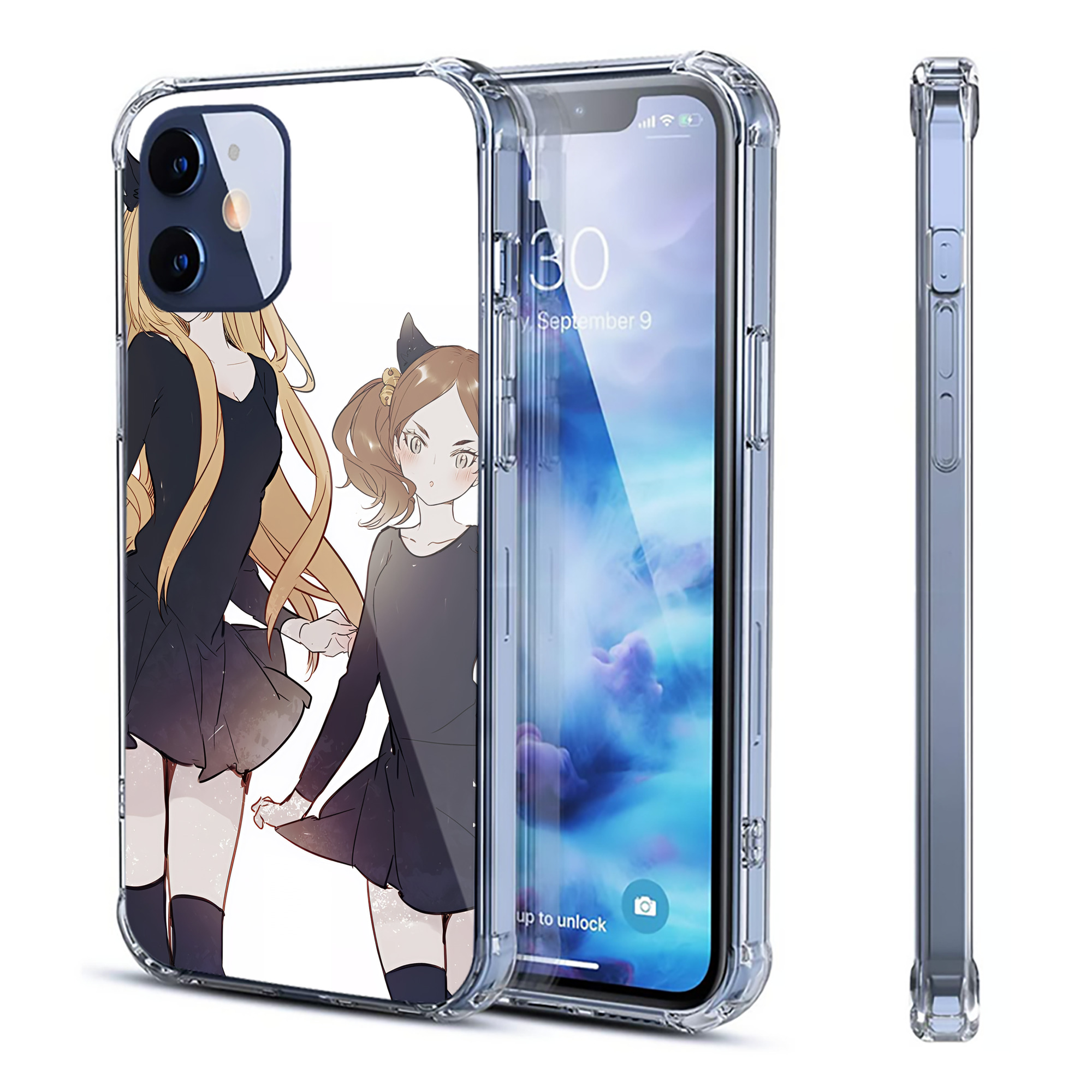 （画像用） ハイキュー!! Haikyu!! 【iPhone 12シリーズ対応】透明スマホケース（クリアソフトケース）